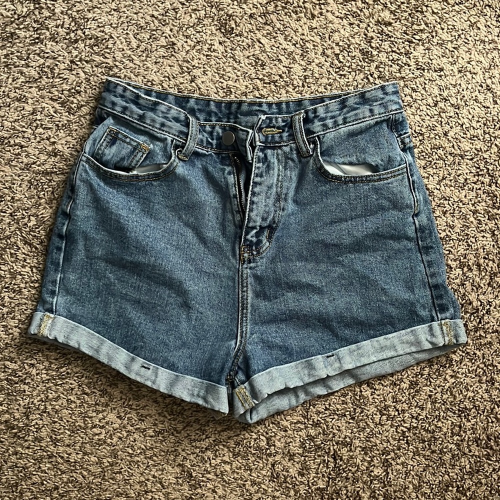 High Rise Mom Short